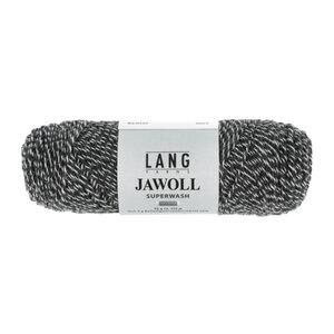 Lang Yarns Lang Yarns Jawoll 50 gram grijs zwart mouliné nr 137