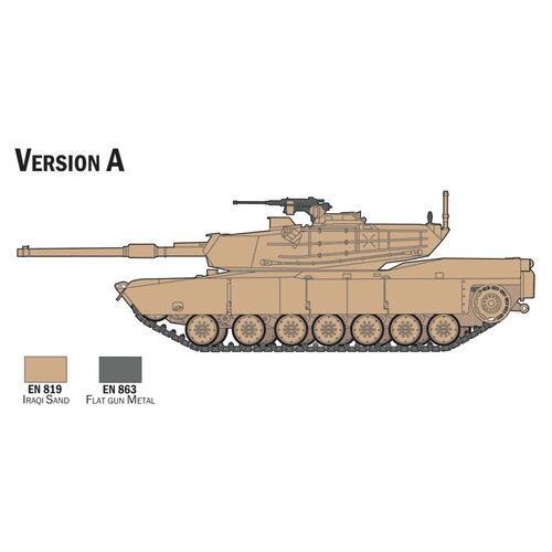Italeri Italeri M1 Abrams Complete Set For Modeling