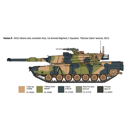 Italeri Italeri M1A1 Abrams Tank