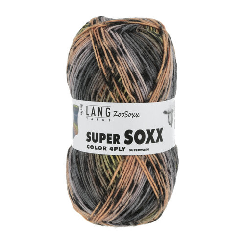 Lang Yarns Lang Yarns Super Soxx ZooSoxx 4 draads 100 gram 0428