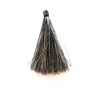 Hobby & Crafting Fun Draad Kwastje Tassel 65 mm Grijs Mix