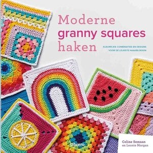 Librero Haakboek Moderne granny squares haken