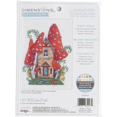 Dimensions Dimensions Borduurpakket Forrest House 0205730