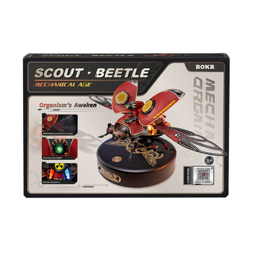 Robotime Robotime 3D DIY Kunststof Bouwpakket Scout Kever Beetle MI02