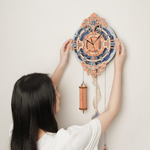 Rokr Rokr 3D Houten Puzzel Romantic Note Wall Clock