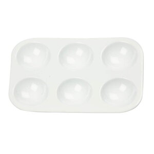 Creotime Palet klein met 6 ronde vakken 8 x 12 cm per stuk