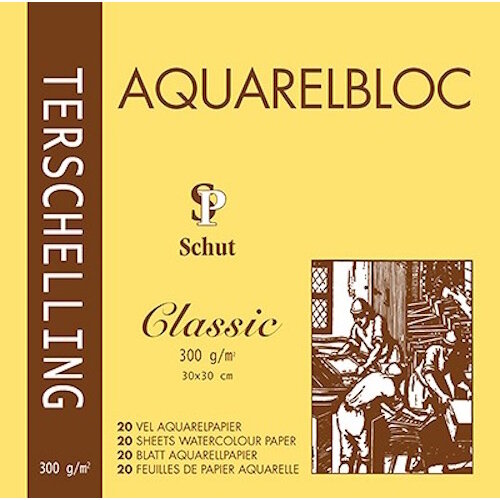 Schut   Schut Terschelling Aquarelblok Classic 300 gram 20 vel