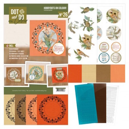 Hobbydots Dot and Do on Colour 26 Vintage Birds