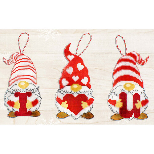 Luca S Borduurpakket Kersthangers Gnomes of Valentine's Day SJK031