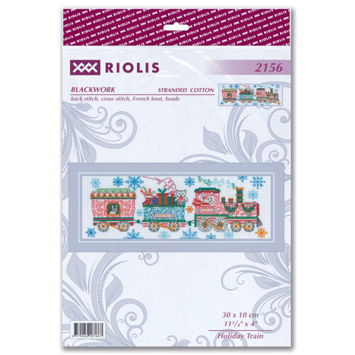 Riolis Riolis Borduurpakket Holiday Train SR2156