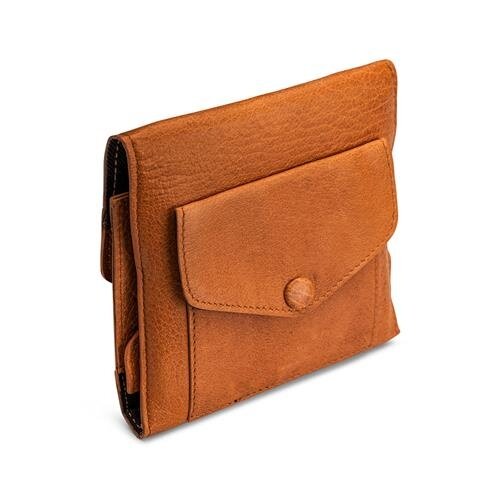 Muud Muud Civ Handgemaakte Leren etui 14 x 14 cm voor rondbreinaalden  Whisky