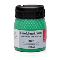 Linodrukverf 250 ml Groen