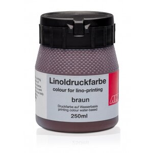 Ami Linodrukverf 250 ml Bruin