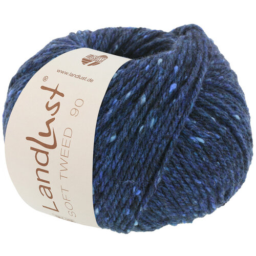 Lana Grossa Landlust Soft Tweed 90 Donker Blauw 014