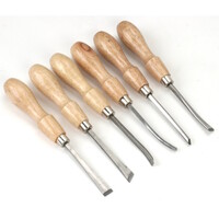 Houtbeitels Set 6 stuks