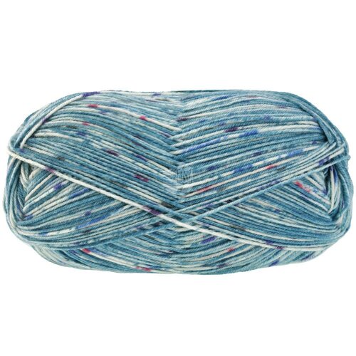 Lana Grossa Lana Grossa Meilenweit Stella 100 gram nr 2531 Blauw Mix