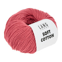 Lang Yarns Soft Cotton 0060 Zacht Rood