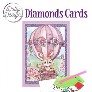 Dotty Designs   Diamond Painting Kaart Hot Air Balloon