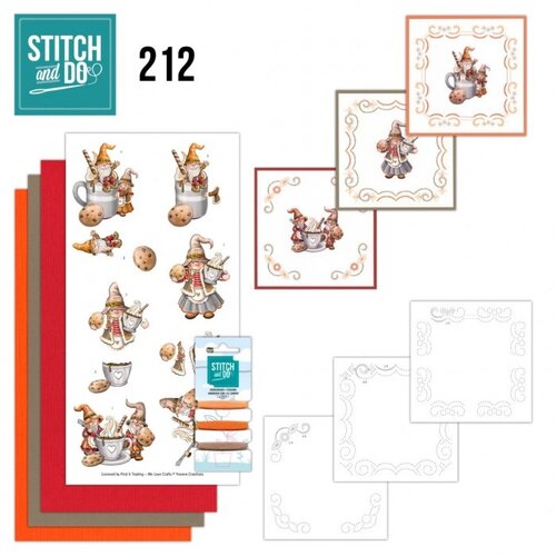 Hobbydots Stitch And Do 212   Gnomes Cookie