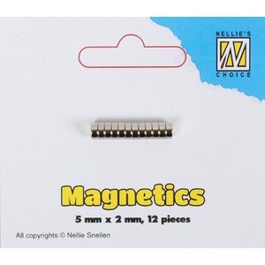 Nellie‘s Choice Magneten Ø 5x2mm 12 stuks