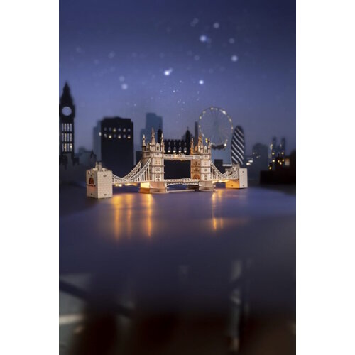 Robotime Robotime 3D Houten Puzzel Tower Bridge incl. verlichting