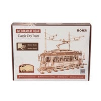 Rokr Houten Puzzel 3D Classic City Tram