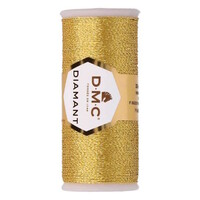 DMC Diamand metallic borduurgaren Goud D3821