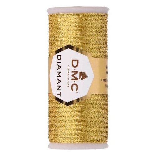 DMC DMC Diamand metallic borduurgaren Goud D3821