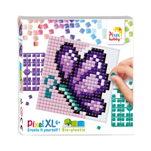 PixelHobby Pixelhobby XL set Paarse Vlinder