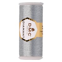DMC Diamand metallic borduurgaren Zilver D0415