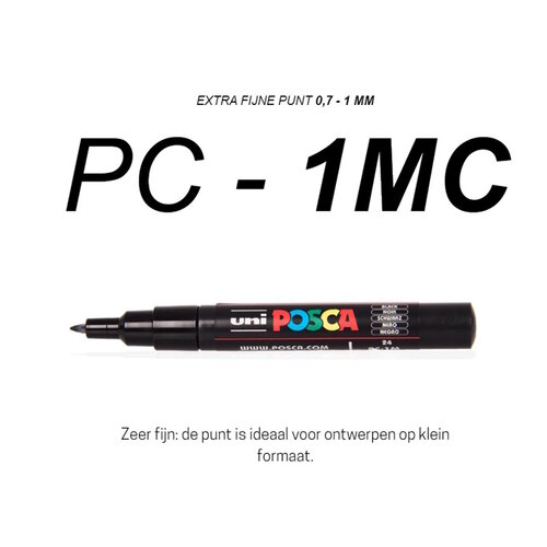 Posca Posca Stift Leisteengrijs 61