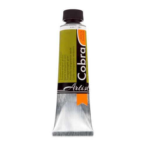 Cobra Cobra Artist Olieverf 40 ml Transparent Yellow Green 281