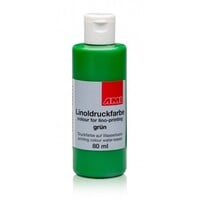 Linodrukverf 80 ml groen
