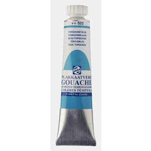 Talens  Talens Gouache Extra Fine Quality Tube 20 ml Turkooisblauw 522