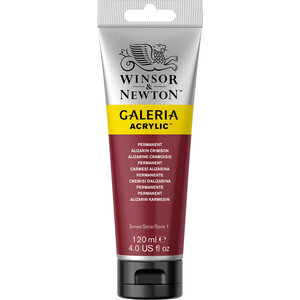 Winsor & Newton Galeria Acrylverf 120 ml Permanent Alizarin Crimson 466