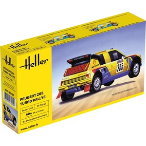 Heller Heller Bouwpakket peugeot 205 Turbo Rally sc