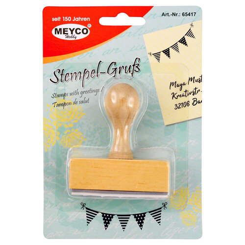 Meyco Stempel Vlaggenlijn 20 x 60 mm