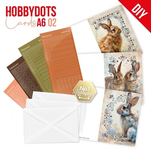 Dot and Do Hobbydots Dot And Do Cards A6 1 Rabbit