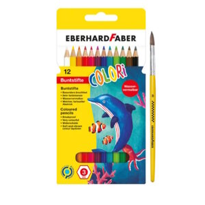 Eberhard Faber Aquarelpotlood 12 stuks met penseel