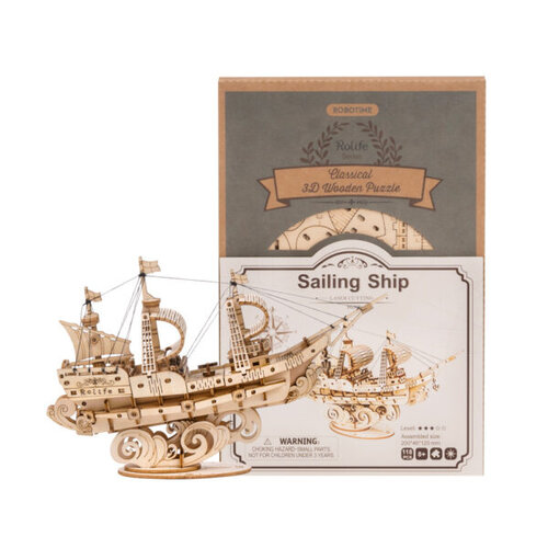 Robotime Robotime 3D Houten Puzzel Sailing Ship TG305