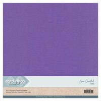 Card Deco Linnenkarton 30.5 x 30.5 cm 10 vel Violet