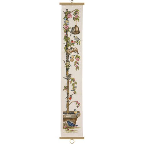 Permin Permin Schellekoord Kersenboom met Vogeltjes 16 x 96 cm 35-1367