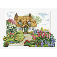 Voorbedrukt Borduurpakket Foxglove 41.9 x 28.3 cm