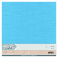 Linnenkarton Cardstock Hemelsblauw 30.5 x 30.5 cm