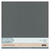 Linnenkarton Cardstock Donkergrijs 30.5 x 30.5 cm