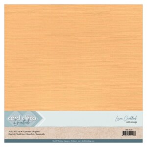 Card Deco Linnenkarton Cardstock Zalm 30.5 x 30.5 cm