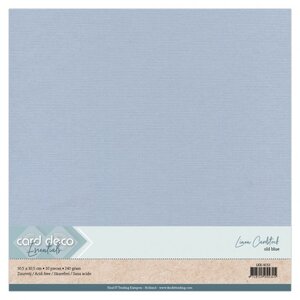 Card Deco Linnenkarton Cardstock Oudblauw 30.5 x 30.5 cm