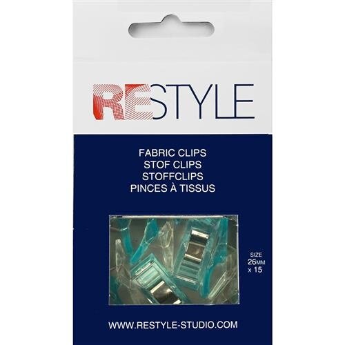 Restyle ReStyle Stof clips 26 mm 15 stuks in handige opbergbox