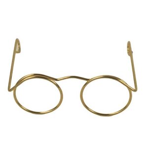 Durable Bril voor knuffels maken Goud 5 cm nikkel 5 stuks Durable Bril voor knuffels maken Goud 5 cm nikkel 5 stuks