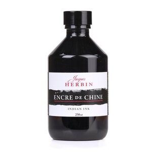 Herbin Chinese inkt Zwart 250 ml